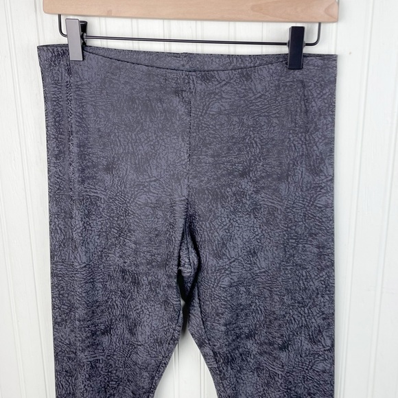 New York and Company Streetwear Leggings Casual Pants Grey Black Size Medium - Picture 3 of 7